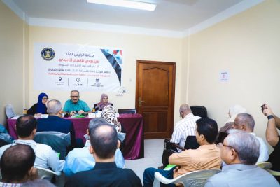 مركز دعم صناعة القرار بالمجلس الانتقالي الجنوبي ينظم حلقة نقاشية حول ظاهرة النزوح إلى عدن