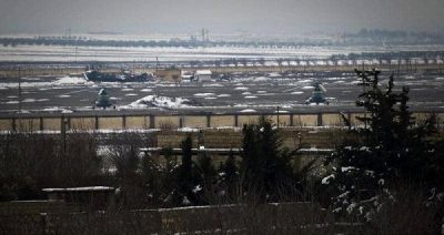 قوات تركية تقصف محيط مطار “منغ” العسكري في حلب
