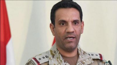 تدمير واسقاط طائرة دون طيار مفخخة حاولت استهداف قصر المعاشيق في عدن أطلقتها المليشيا الحوثية