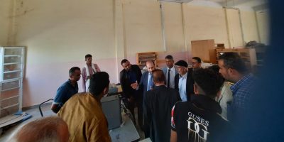 وزير الاتصالات وتقنية المعلومات اليمني يزور الهيئة العامة للبريد والتوفير البريدي بعدن