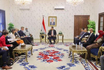 رئيس الوزراء اليمني يستعرض لوفد الاتحاد الأوروبي ما انجز على صعيد تنفيذ اتفاق الرياض
