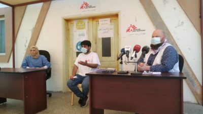 رئيس بعثة أطباء بلا حدود يدعو المنظمات الدولية والمانحين لدعم اليمن لمواجهة كوفيد 19