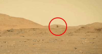 أول مروحية تحلق على المريخ تهبط بعد “مشكلة كبرى”