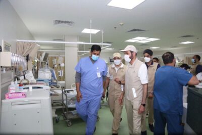 وزير الصحة يتفقد المرافق الصحية بالمشاعر المقدسة ومقر هيئة الهلال الأحمر السعودي