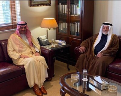 رئيس مجلس أمناء مركز التوثيق الملكي الأردني يستقبل سفير المملكة العربية السعودية لدى الأردن