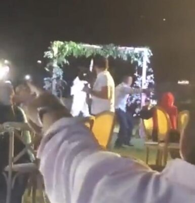 شاهد.. لحظة مقتـل قيادي بـ”حزب الله” في حفل زفاف أمام الحاضرين على خلفية قضية ثأر
