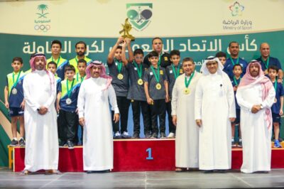 الأهلي بطلاً لبطولة كأس الاتحاد السعودي لكرة الطاولة لأندية الدوري الممتاز