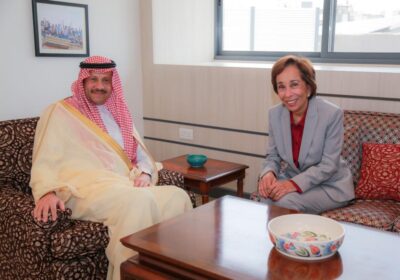رئيسة مجلس أمناء الصندوق الأردني الهاشمي للتنمية البشرية تلتقي سفير خادم الحرمين الشريفين بعمان