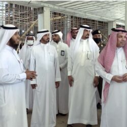 الأمير محمد بن ناصر و نائبه يستقبلان قائد قوة جازان