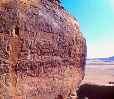 “راط والمنجور” بحائل يحويان رسومات ونقوش أثرية تعود إلى نحو 14 آلاف عام