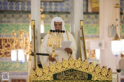 إمام المسجد النبوي: لقد مضى شهر العبادة والزيادة وفتح الله لهذه الأمة أبوابا من الخيرات والصالحات بعد رمضان