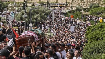 تشييع جنازة الصحفية شيرين أبو عاقلة في القدس