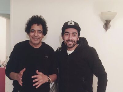 مطرب “الراب شيشكو” يلتقي بالكينج محمد منير وأكرم حسني