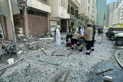 أبوظبي .. وفاتان و129 مصابًا في انفجار مطعم