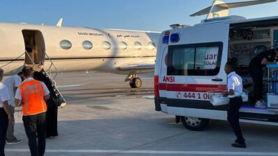 طائرة إخلاء طبي تصل تركيا لنقل طفل سعودي تعرَّض لوعكة صحية