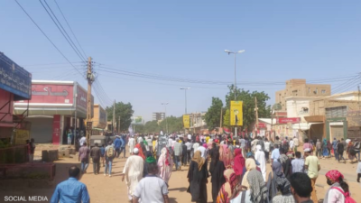 المتظاهرون يحتشدون بشوارع السودان طلبا للحكم المدني