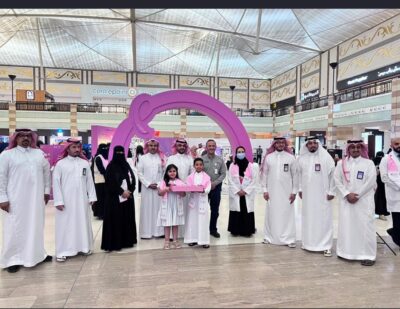 “رايتك وردية” بالجبيل الصناعية ضمن الحملة الوطنية بمناسبة شهر التوعية العالمي لسرطان الثدي