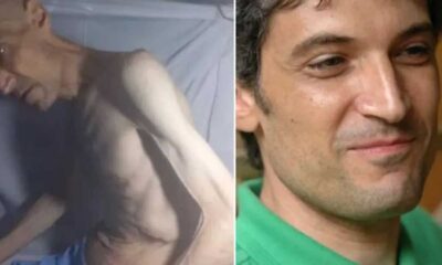 أشبه بهيكل عظمي.. سجين إيراني يضرب عن الطعام للمطالبة بوقف حملات القمع ضد المتظاهرين