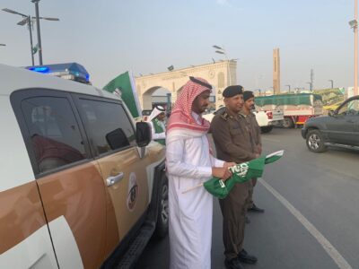 أهالي رنية يحتفلون بيوم العلم السعودي