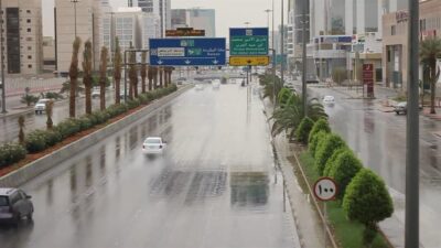 أمطار متوسطة إلى غزيرة على مناطق المملكة بالعشر الأواخر من رمضان