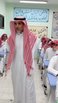 ‏السبيعي يتفقد سير الاختبارات في جميع مدارس محافظة رنية