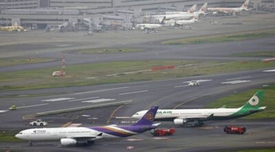 اليابان: تصادم طائرتين.. وإغلاق مؤقت لأحد المدارج