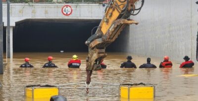 مصرع 33 شخصاً جراء هطول أمطار غزيرة في كوريا الجنوبية