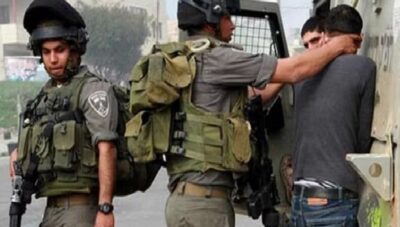 قوات الاحتلال الإسرائيلي تعتقل 6 فلسطينيين في الضفة الغربية