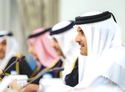 أمير قطر: نحن دعاة سلام.. ونقول لإسرائيل كفى