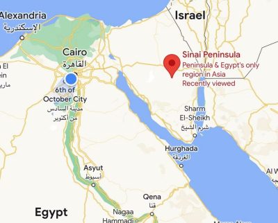 هل حقًا اختفت سيناء من خريطة مصر على جوجل؟