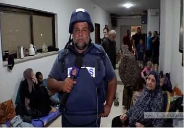 استشهاد زوجة وأطفال مراسل «الجزيرة» في غزة وائل الدحدوح