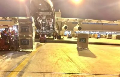 مغادرة الطائرة الإغاثية السعودية الـ 32 لمساعدة الشعب الفلسطيني