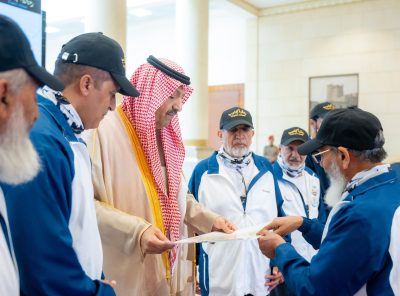 أمير منطقة الباحة يستقبل فريق رحالة الجنوب للمسافات الطويلة