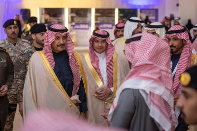 الأمير عبدالرحمن بن عبدالله يفتتح المخيم البيئي في حفرالباطن