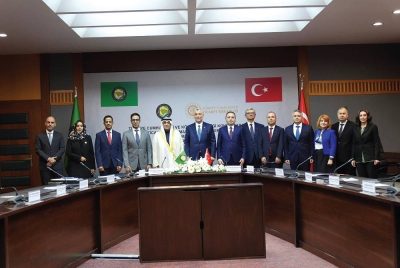 توقيع البيان المشترك لبدء مفاوضات التجارة الحرة بين دول الخليج وتركيا
