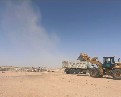 لجنة مراقبة عقارات الدولة وإزالة التعديات بمحافظة الرس تزيل تعديات على أراضي حكومية