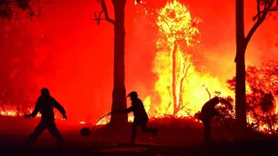 حريق غابات يرغم أكثر من 400 ياباني على مغادرة منازلهم شمال البلاد