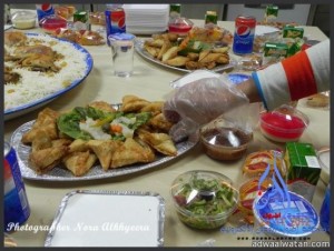 كلية اقتصاد جامعة تبوك تنظم افطار صائم
