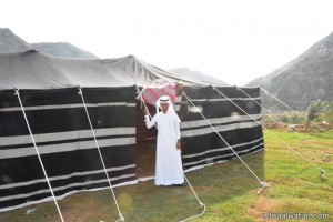 بلدية الداير: تركيب 50 خيمة وبيوت شعر داخل المتنزهات