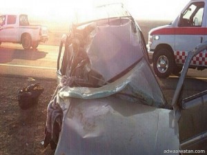 مصرع معلمة وإصابات خطرة بـ”حادث مروري”على طريق المدينة تبوك صباح اليوم