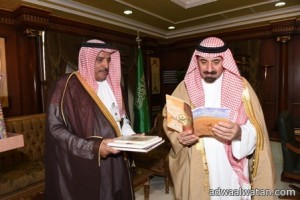 سمو الأمير جلوي بن عبدالعزيز يستقبل مدير عام فرع الهيئة العامة للسياحة والآثار بنجران
