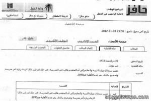 حافز يرفض تسجيل سعودية لوجود طالبة تشاركها نفس السجل المدني