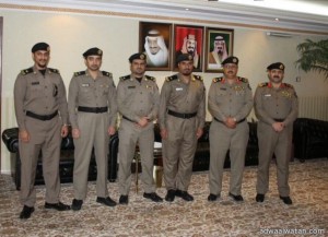 بالصور..مدير شرطة الباحة يقلد عدداً من الضباط رتبهم الجديدة