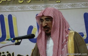 الدكتور ابو عباة يرعى حفل تخريج الدورات القرآنيه والإرشاديه في الحرس الوطني بحائل