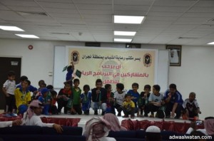 مكتب نجران يفتتح فعاليات البرنامج الرياضي للطفل