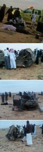 مصرع 5 شبان  في حادث تفحيط  بساحة غروب التشاليح بجنوب الرياض