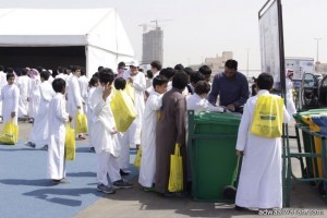 مجموعة من الإدارات تشارك في فعاليات مهرجان يوم الارض بـ”جدة”