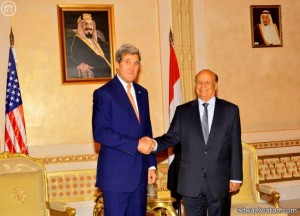 الرئيس اليمني يستقبل وزير الخارجية الأمريكي