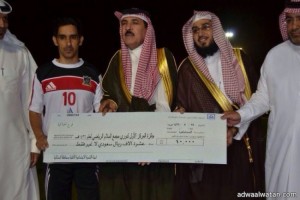 “محافظ الحناكية”يتوج فريق الرائد بطلاً لدوري كأس مجمع السلام بالحناكية