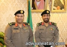 نائب مدير شرطة مكة يقلد “عنقاوي” رتبته الجديدة بعد ترقيته لرتبة عقيد